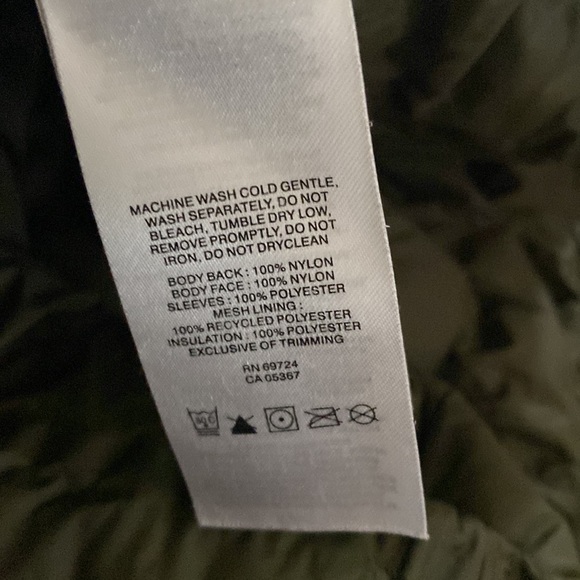 Green & Grey Columbia Hooded Pullover Puffer Insulated Quarter Zip Jacket - Picture 8 of 8